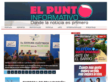 Tablet Screenshot of elpuntoinformativo.com